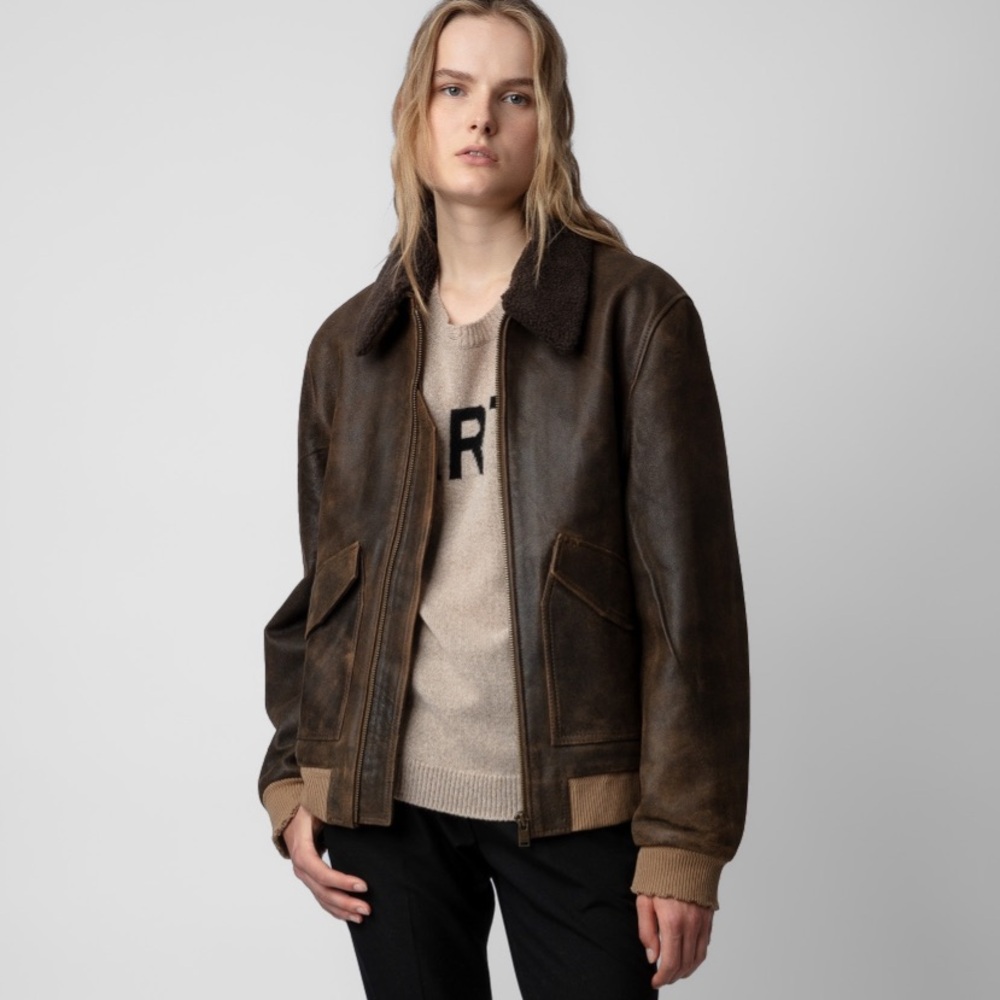 Zadig & Voltaire Mate Leather Jacket